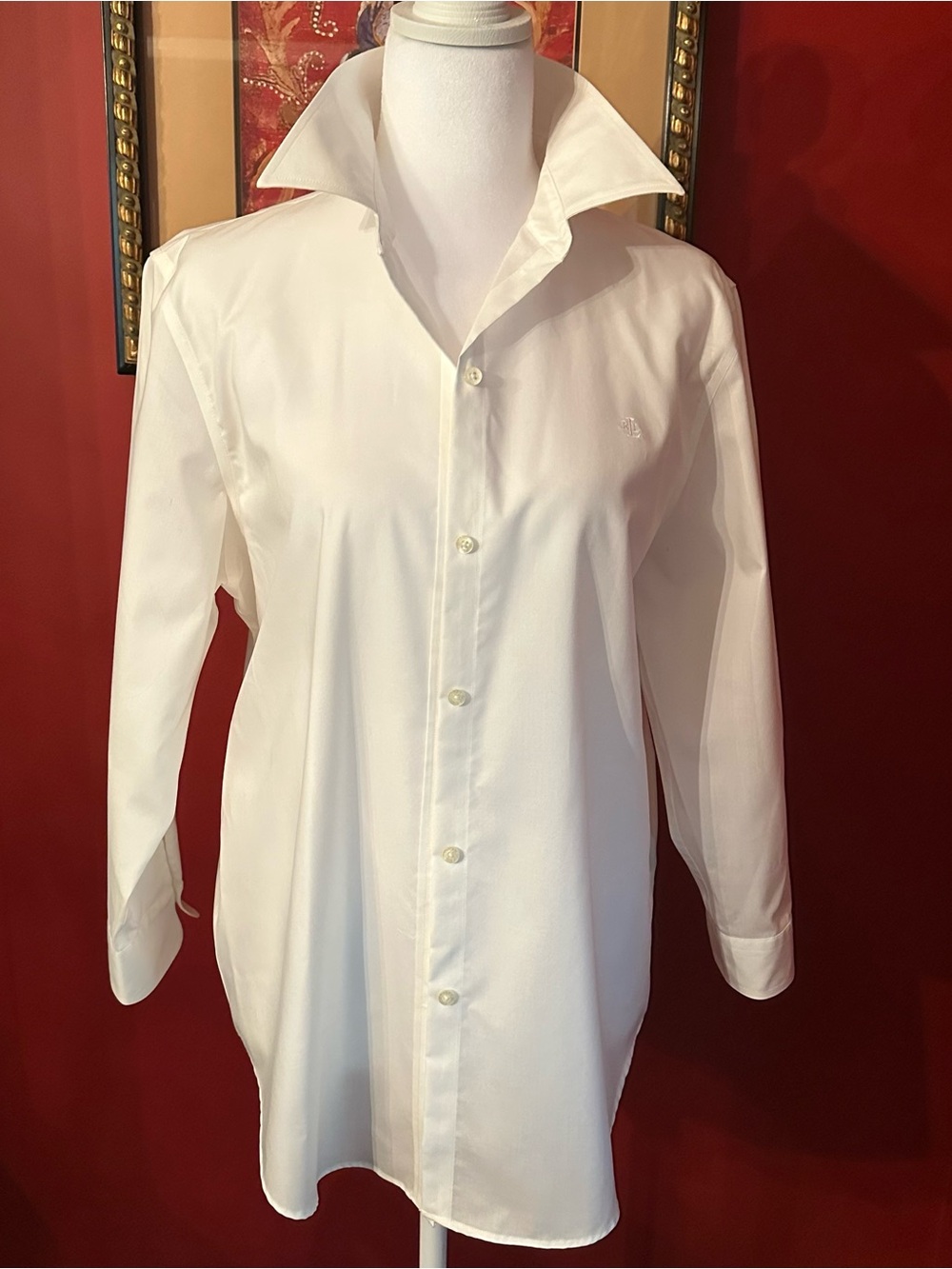 Ralph Lauren Women’s Classic White Blouse NWT